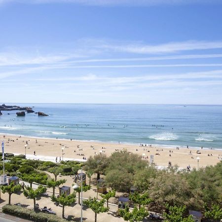 Superbe Studio Face A La Mer Acces Direct Plage Biarritz Bagian luar foto