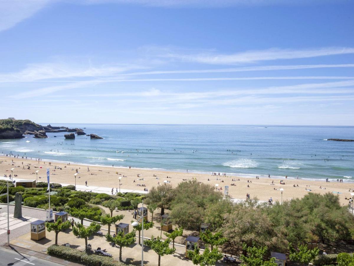 Superbe Studio Face A La Mer Acces Direct Plage Biarritz Bagian luar foto