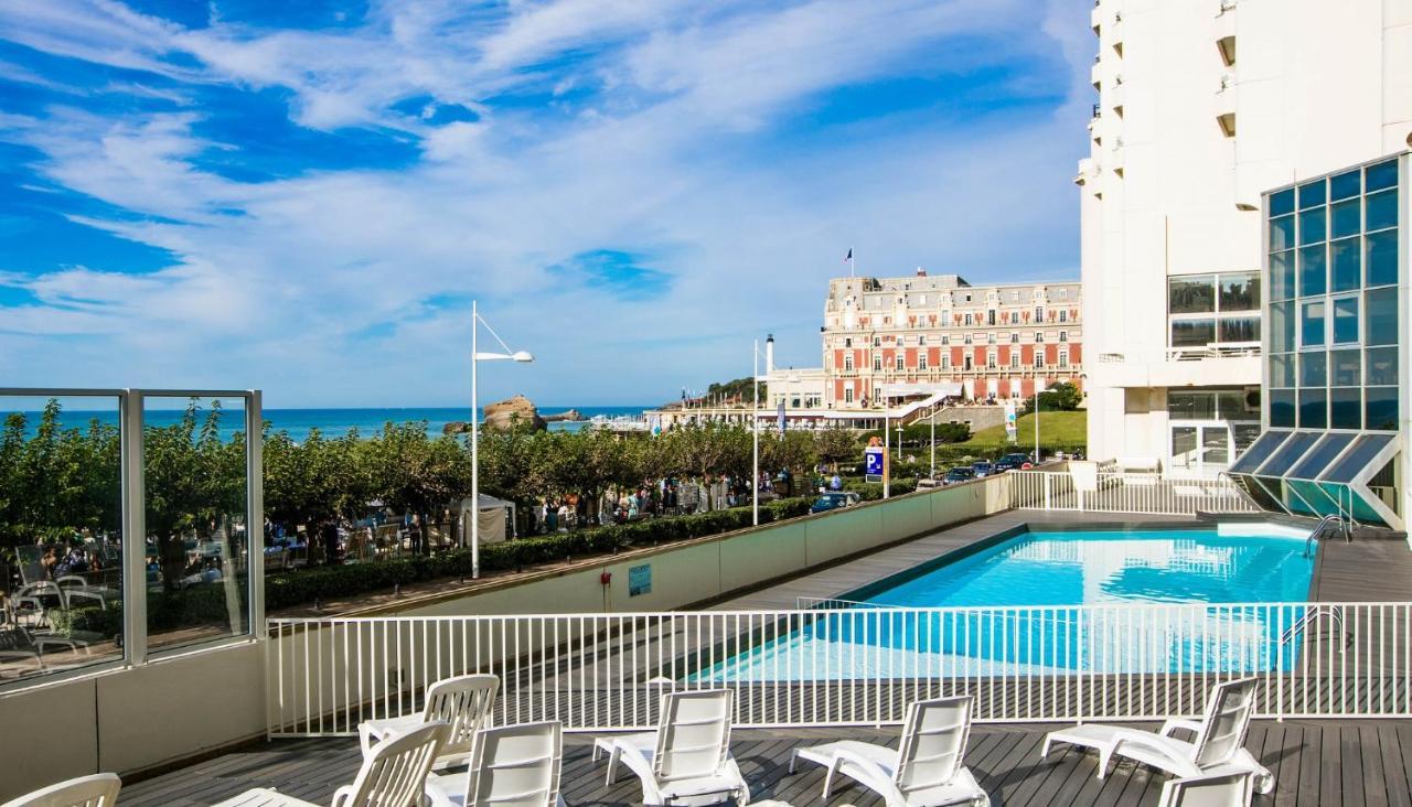 Superbe Studio Face A La Mer Acces Direct Plage Biarritz Bagian luar foto